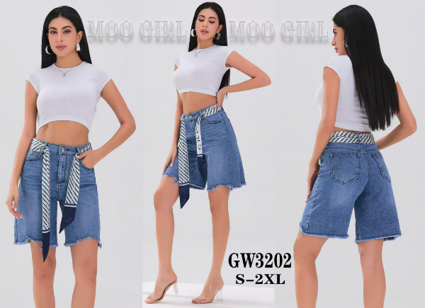 Rybaczki damskie jeansy Roz S-2XL, 1 Kolor Paczka 12 szt