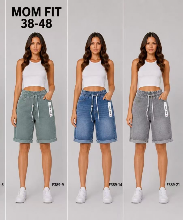 Rybaczki damskie jeans Roz 38-48, 1 Kolor Paczka 12 szt