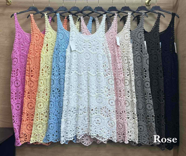 Sukienki damskie (Włoskie produkt) Roz Standard, Mix Kolor Paczka 5 szt
