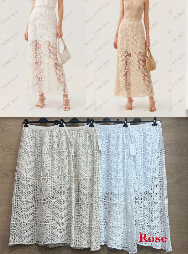 Spódnice damskie (Włoskie produkt) Roz Standard, Mix Kolor Paczka 5 szt