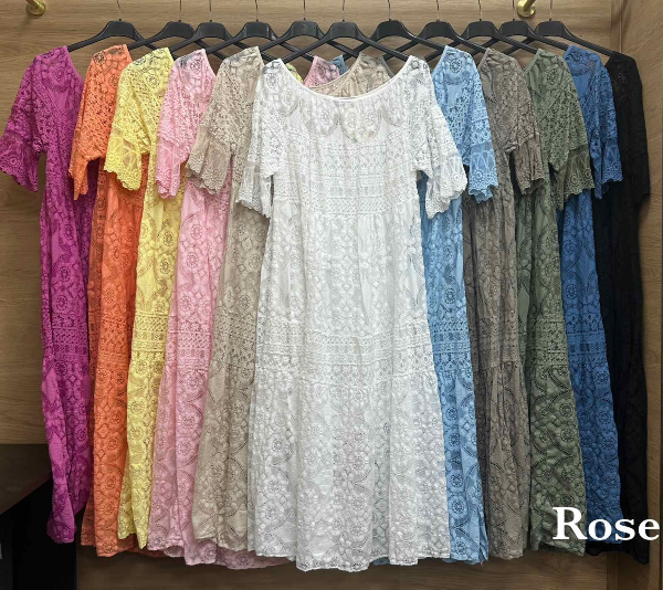Sukienki damskie (Włoskie produkt) Roz Standard, Mix Kolor Paczka 5 szt