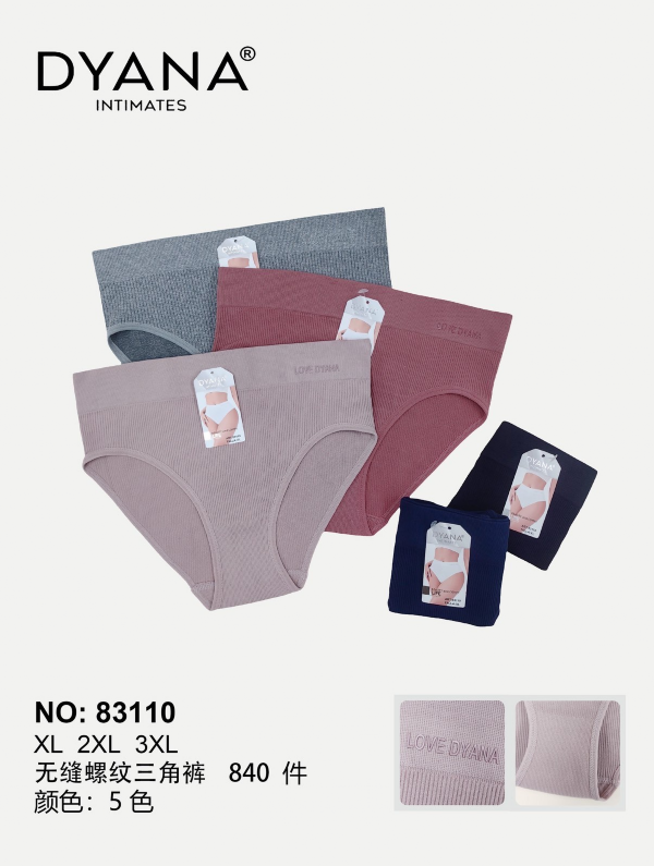 Majtki damskie Roz XL-3XL, Mix kolor Paczka 24 szt