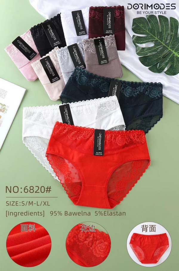 Majtki damskie Roz S/M-L/XL , Mix kolor Paczka 24 szt