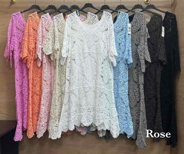 Sukienki damskie (Włoskie produkt) Roz Standard, Mix Kolor Paczka 5 szt