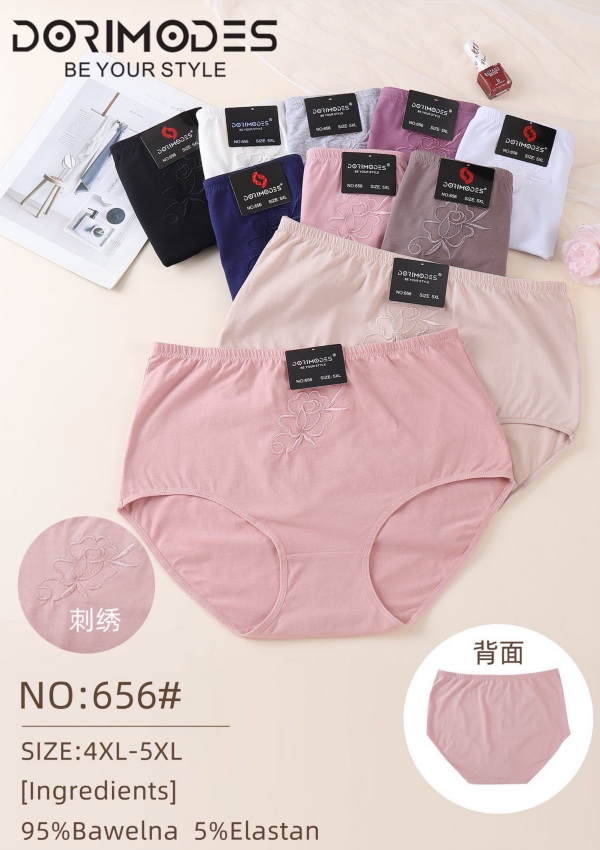 Majtki damskie Roz 4XL-5XL, Mix kolor Paczka 24 szt