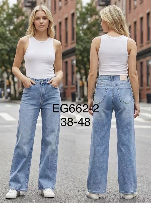 Spodnie damskie jeans Roz 38-48, 1 Kolor Paczka 10 szt 1