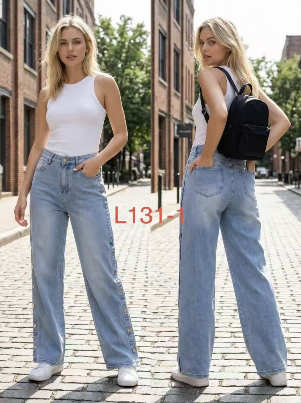 Spodnie damskie jeans Roz XS-XL, 1 Kolor Paczka 10 szt 1