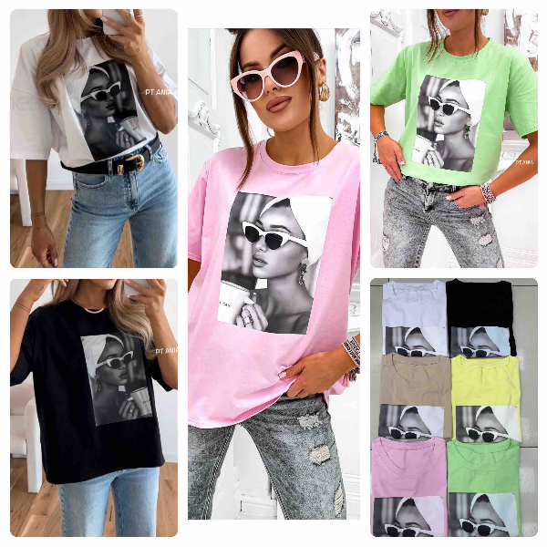 Bluzy damskie (Polska produkt ) Roz Standard , Mix Kolor Paczka 5 szt