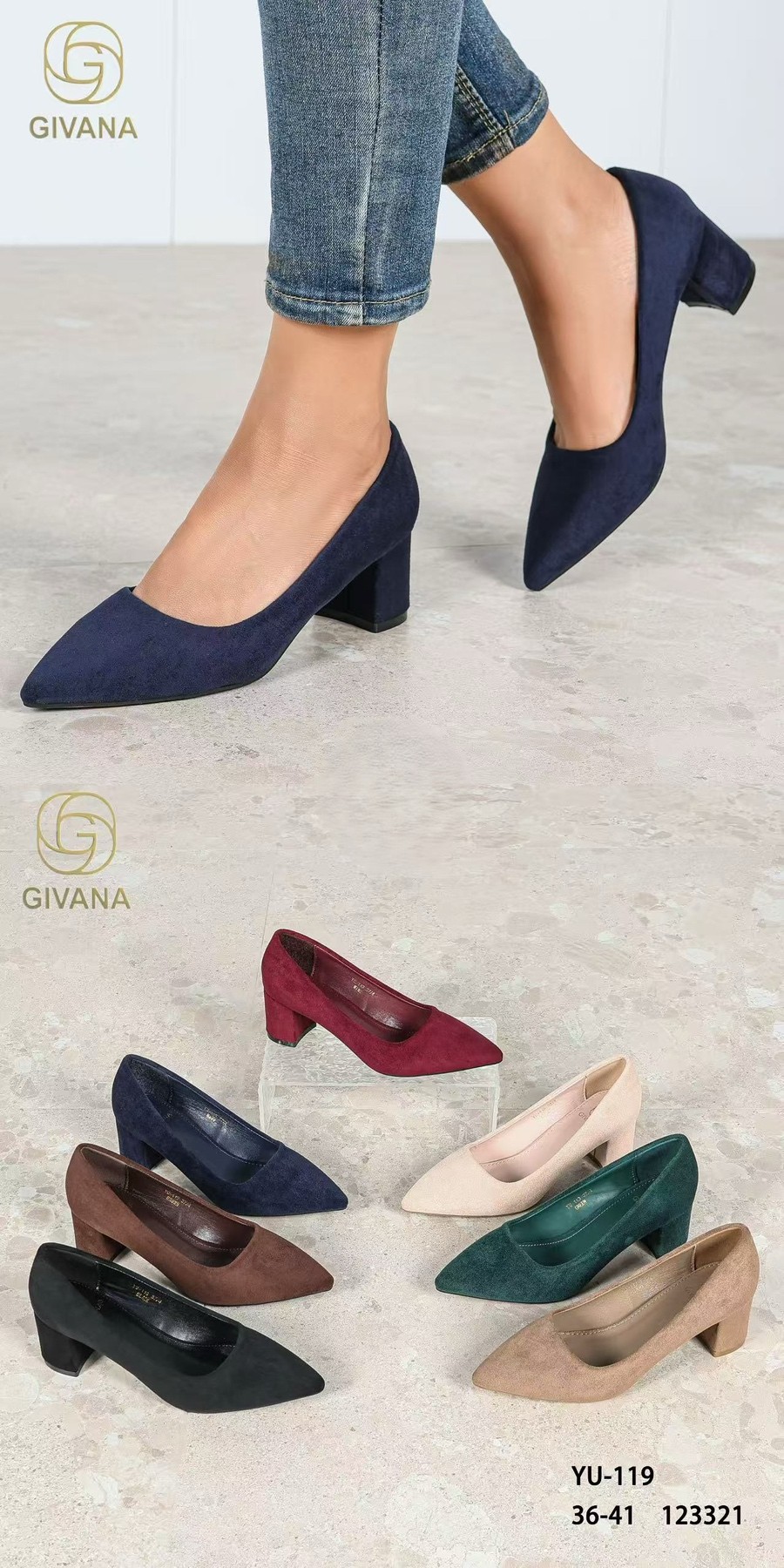 Czółenka damskie Roz 36-41 / 12 par 1
