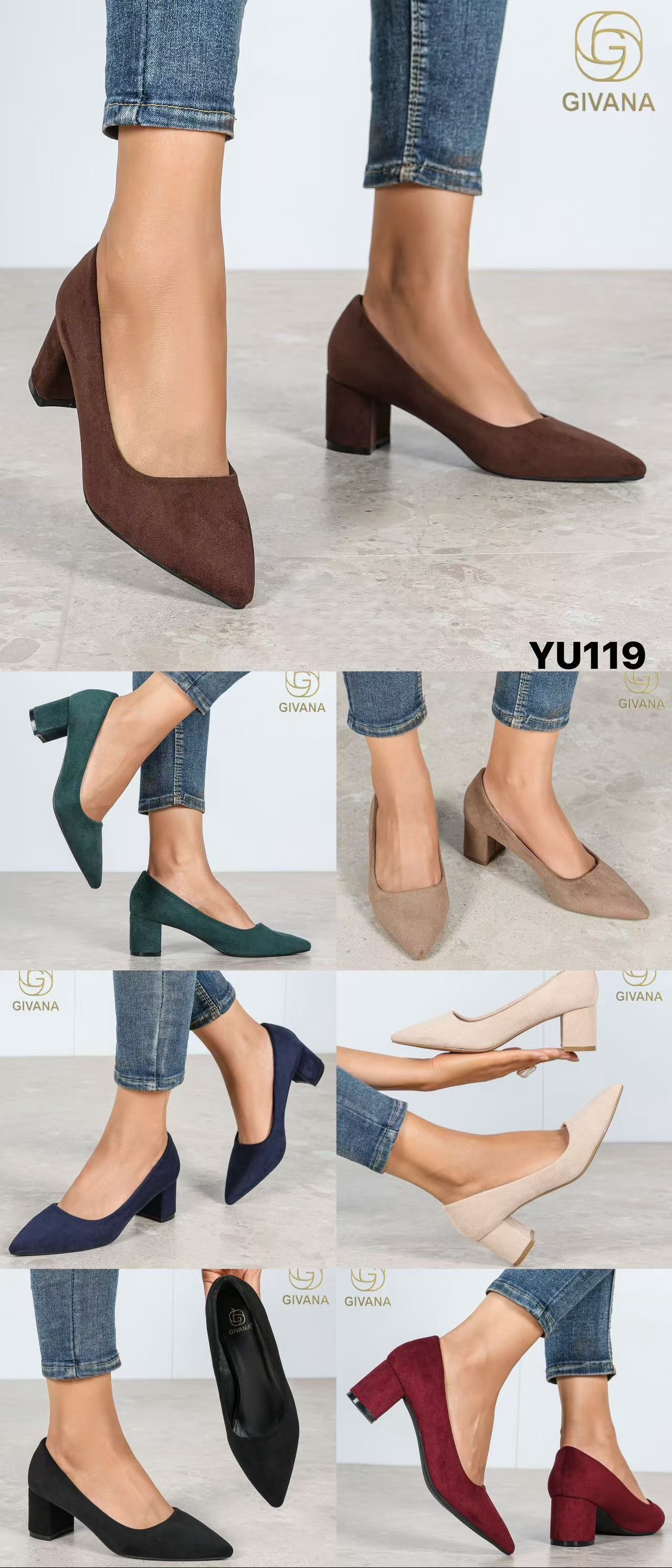 Czółenka damskie Roz 36-41 / 12 par