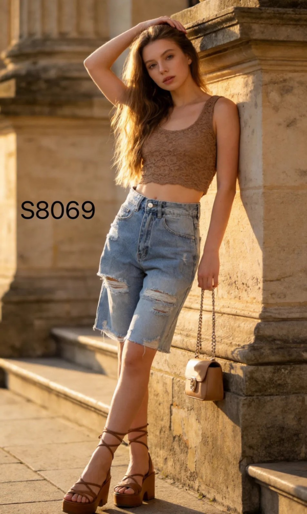 Rybaczki damskie jeansy Roz XS-XL, 1 Kolor Paczka 10 szt