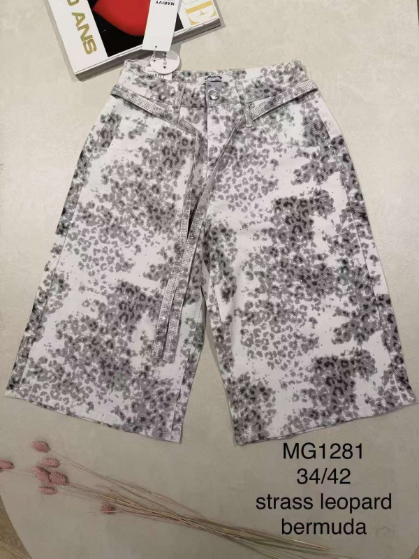 Rybaczki damskie jeansy Roz XS-XL, 1 Kolor Paczka 10 szt