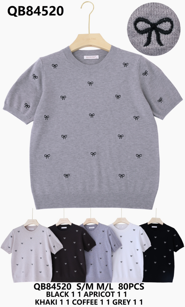 Bluzka damska (Francja produkt) Roz S/M-M/L, Mix Kolor .Paczka 10 szt