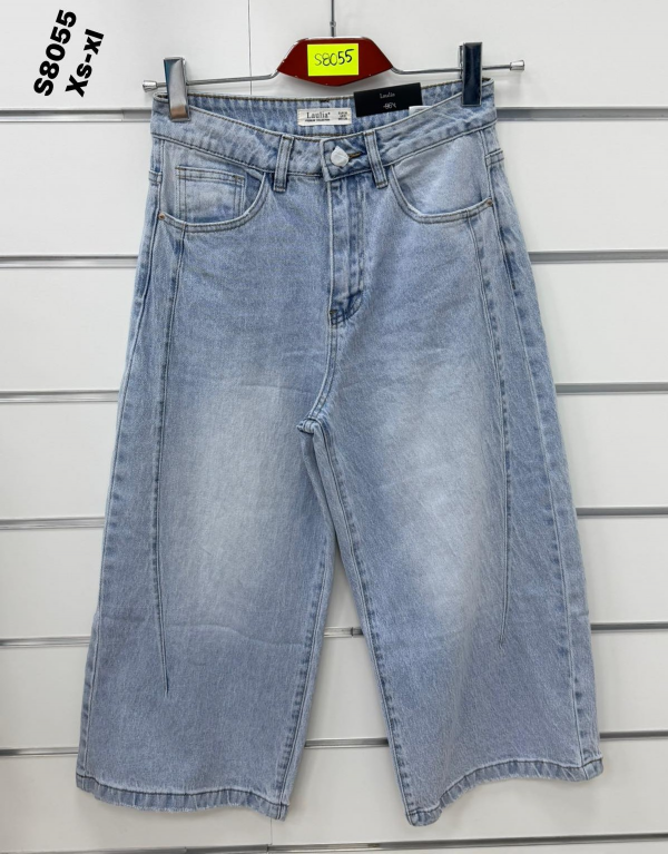 Rybaczki damskie jeansy Roz XS-XL, 1 Kolor Paczka 10 szt