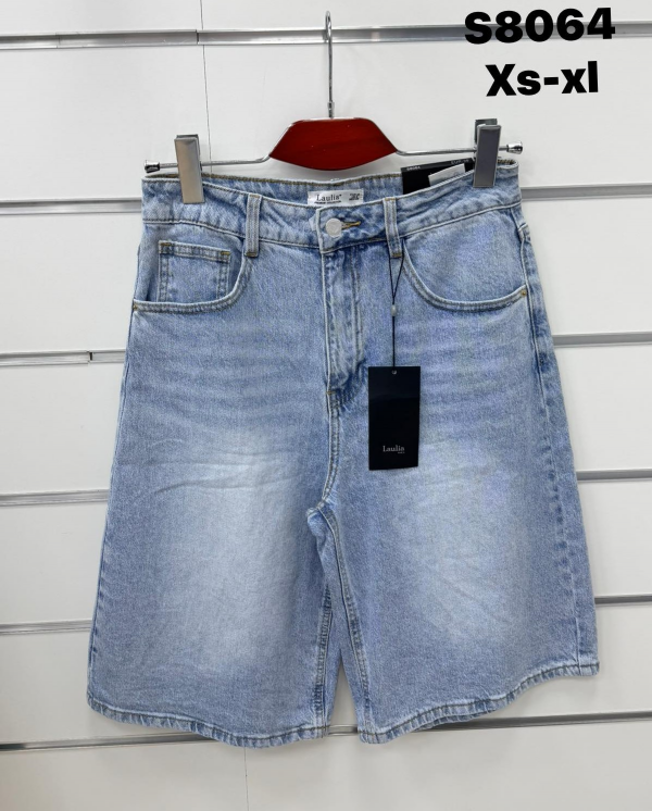 Rybaczki damskie jeansy Roz XS-XL, 1 Kolor Paczka 10 szt