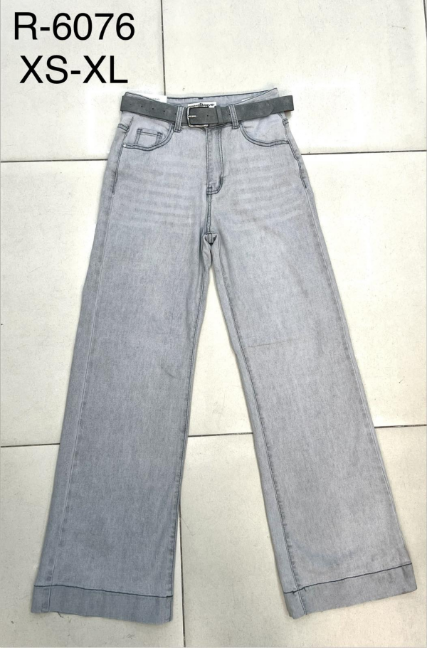 Spodnie damskie jeansy Roz XS-XL, 1 Kolor Paczka 12 szt