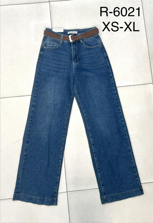 Spodnie damskie jeansy Roz XS-XL, 1 Kolor Paczka 12 szt