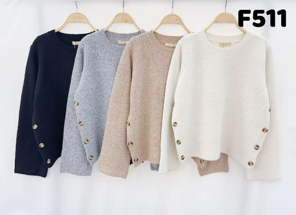 Bluzki damskie Roz Standard, Mix Kolor Paczka 8 szt