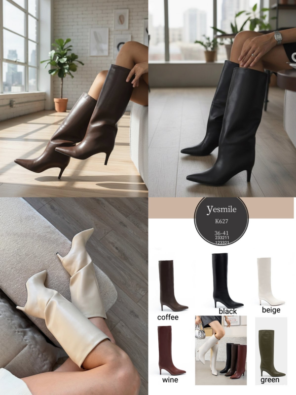 Kozaki damskie Roz 36-41 / 12 par