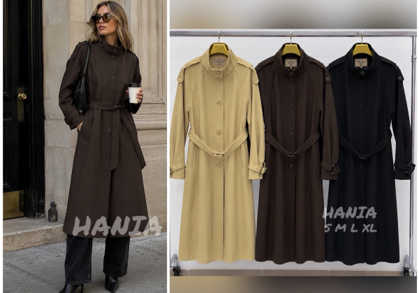 Plaszcze damkie Roz S/M-L/XL , 1 Kolor Paczka 5 szt
