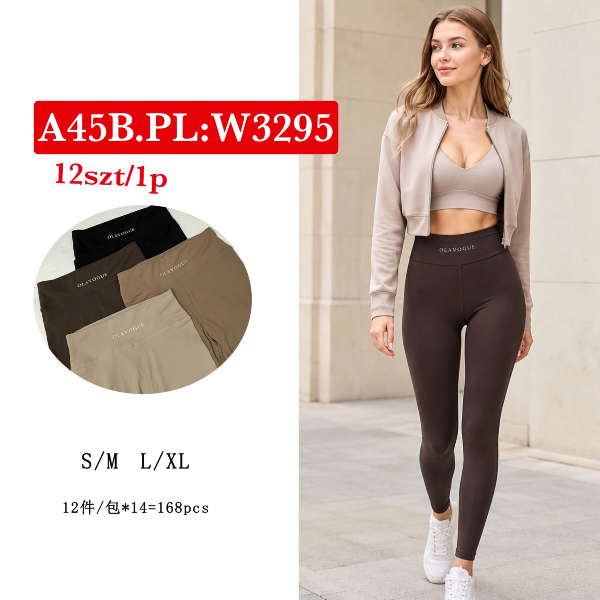 Leginsy damskie Roz S/M-L/XL , Mix Kolor Paczka 12 szt