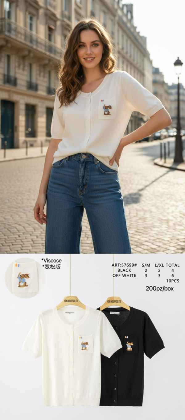 Bluzki damskie Roz S/M-L/XL, Mix Kolor Paczka 10 szt
