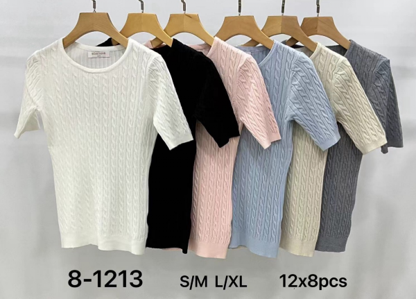 Bluzki damskie Roz S/M-L/XL, Mix Kolor Paczka 8 szt
