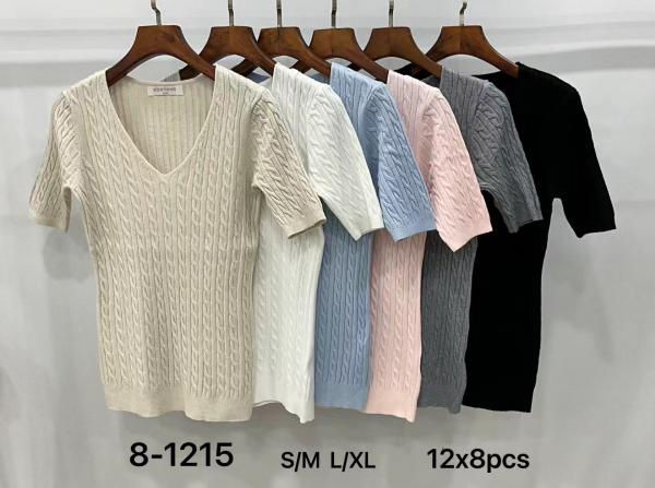 Bluzki damskie Roz S/M-L/XL, Mix Kolor Paczka 8 szt