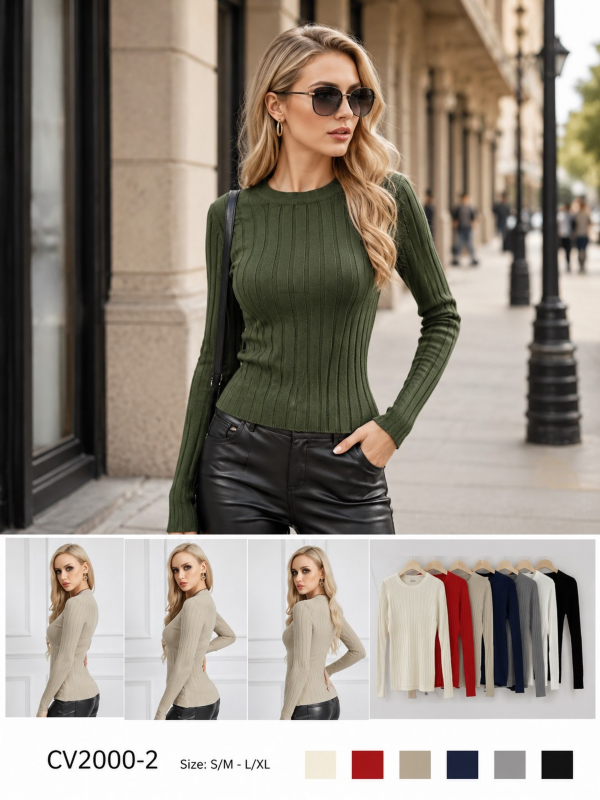 Bluzki damskie Roz S/M-L/XL , Mix Kolor Paczka 12 szt 