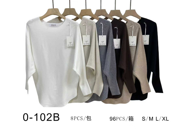 Bluzki damskie Roz S/M-L/XL, Mix Kolor Paczka 8 szt