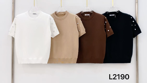 Bluzki damskie Roz Standard, Mix Kolor Paczka 8 szt