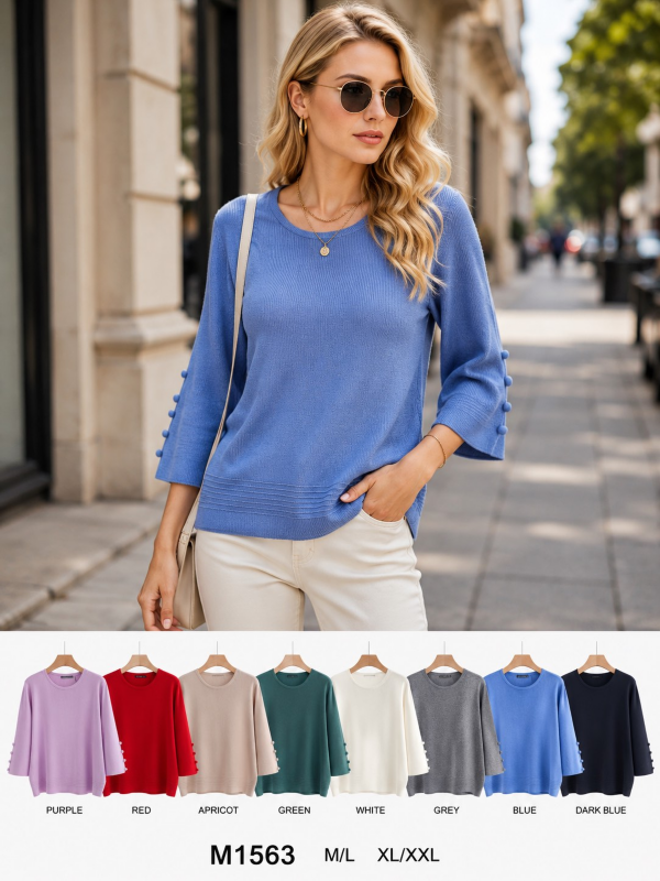 Bluzki damskie Roz M/L-XL/2XL, Mix Kolor Paczka 12 szt 