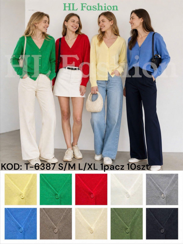 Narzutki damskie Roz S/M-L/XL , Mix Kolor Paczka 10 szt