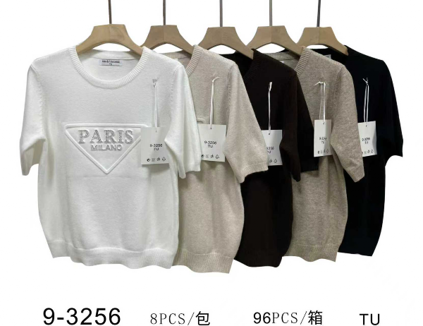Bluzki damskie Roz Standard, Mix Kolor Paczka 8 szt