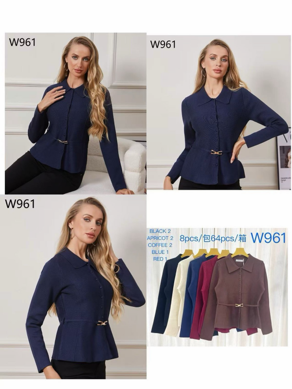 Bluzki damskie Roz Standard, Mix Kolor Paczka 8 szt 