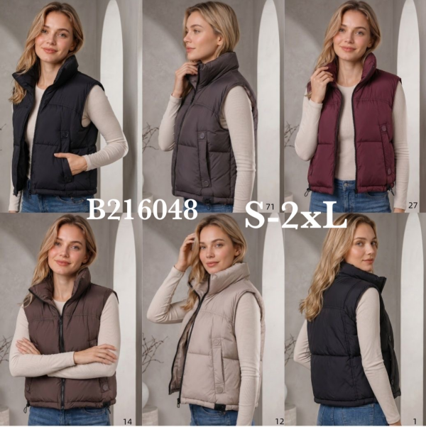 Kamizelki damskie Roz S-2XL, 1 Kolor Paczka 5 szt