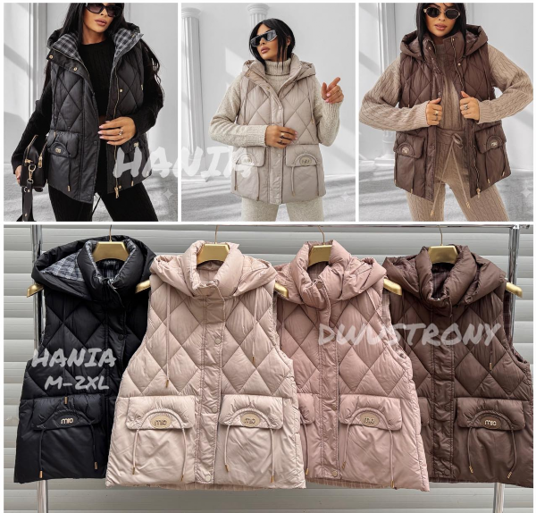 Kamizelka damska Roz M-2XL, 1 Kolor Paczka 5 szt