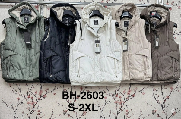 Kamizelki damskie cienki Roz S-2XL, 1 Kolor Paczka 6 szt 1