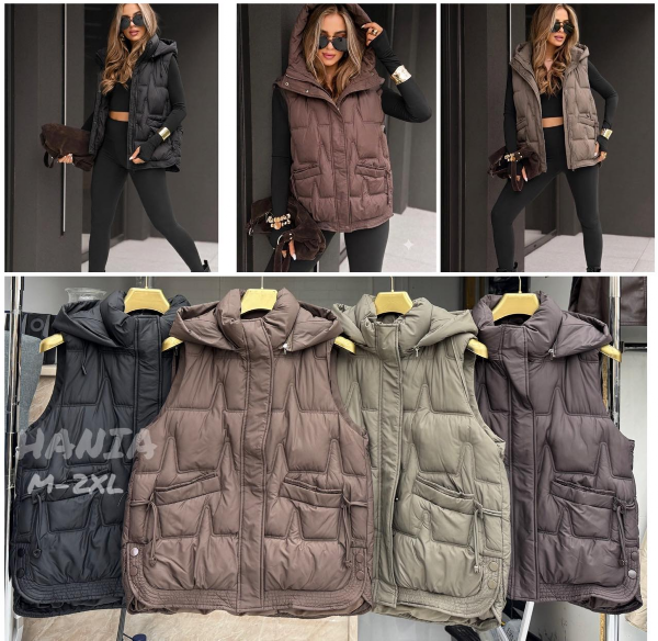 Kamizelka damska Roz M-2XL, 1 Kolor Paczka 5 szt
