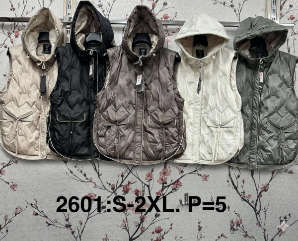 Kamizelki damskie cienki Roz S-2XL, 1 Kolor Paczka 6 szt 1