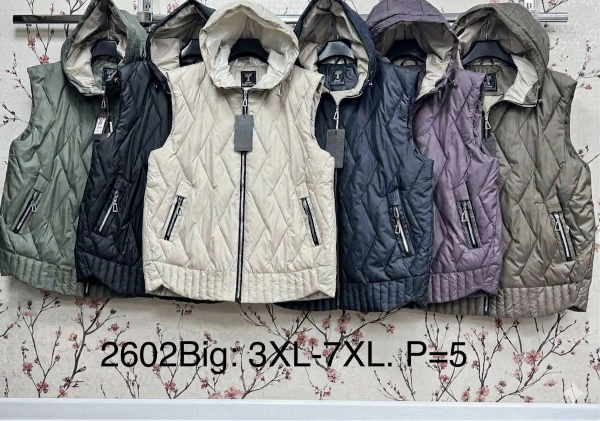 Kamizelki damskie Roz 3XL-7XL, 1 Kolor Paczka 5 szt 1