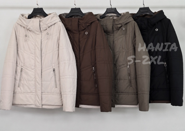 Kurtki damskie cienki Roz S-2XL, 1 Kolor Paczka 5 szt