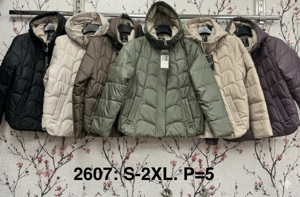 Kurtki damskie cienki Roz S-2XL, 1 Kolor Paczka 5 szt