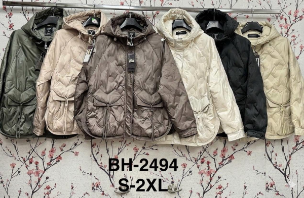 Kurtki damskie cienki Roz S-2XL, 1 Kolor Paczka 5 szt