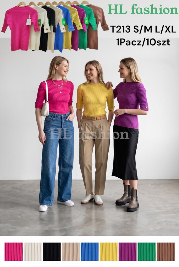 Bluzki damskie Roz Standard, Mix Kolor Paczka 10 szt