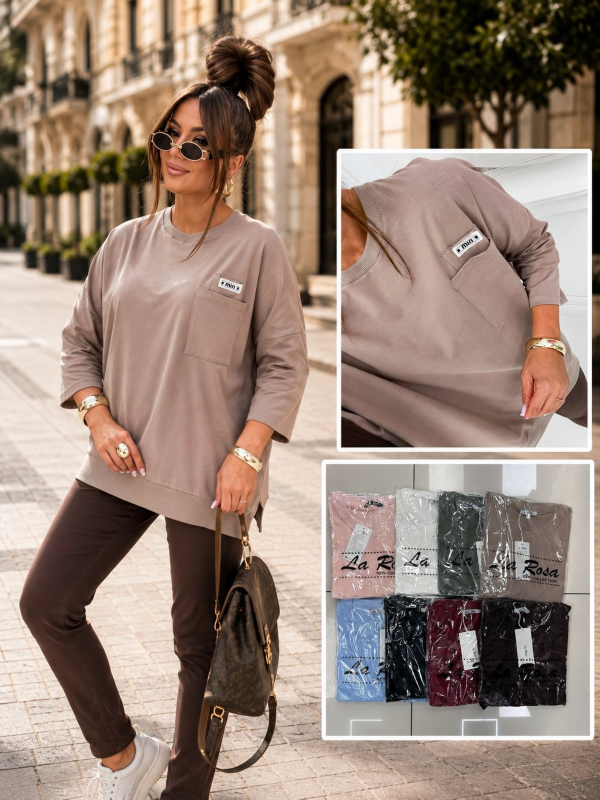 Bluzki damskie Roz Standard, Mix Kolor Paczka 10 szt