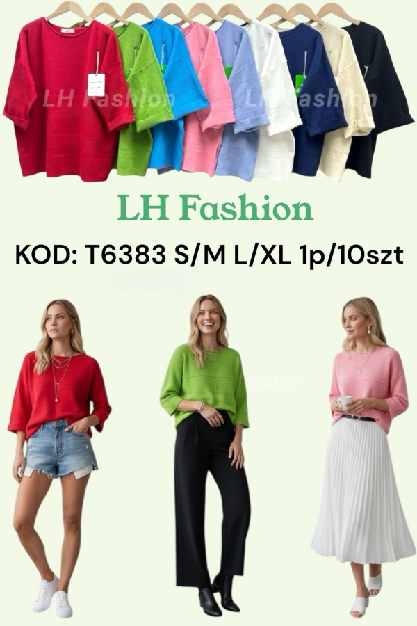 Bluzki damskie Roz Standard, Mix Kolor Paczka 10 szt