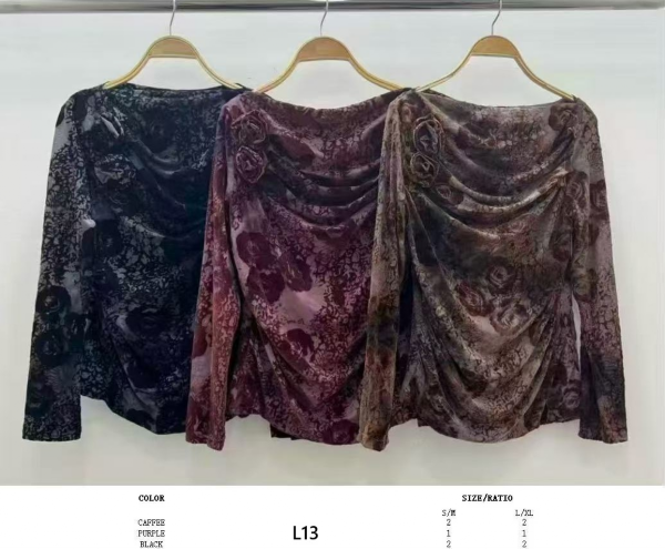 Bluzki damskie Roz S/M-L/XL , Mix Kolor Paczka 10 szt