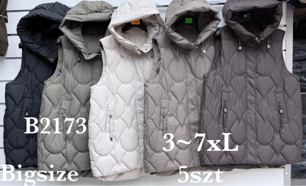 Kamizelki damskie Roz 3XL-7XL, 1 Kolor .Paczka 5 szt