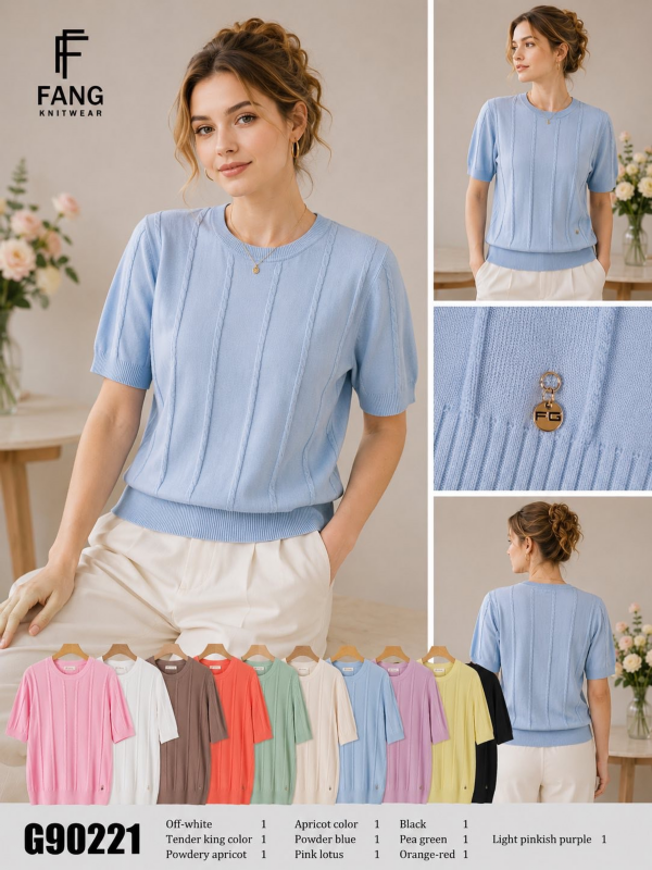 Bluzki damskie Roz Standard, Mix Kolor Paczka 10 szt